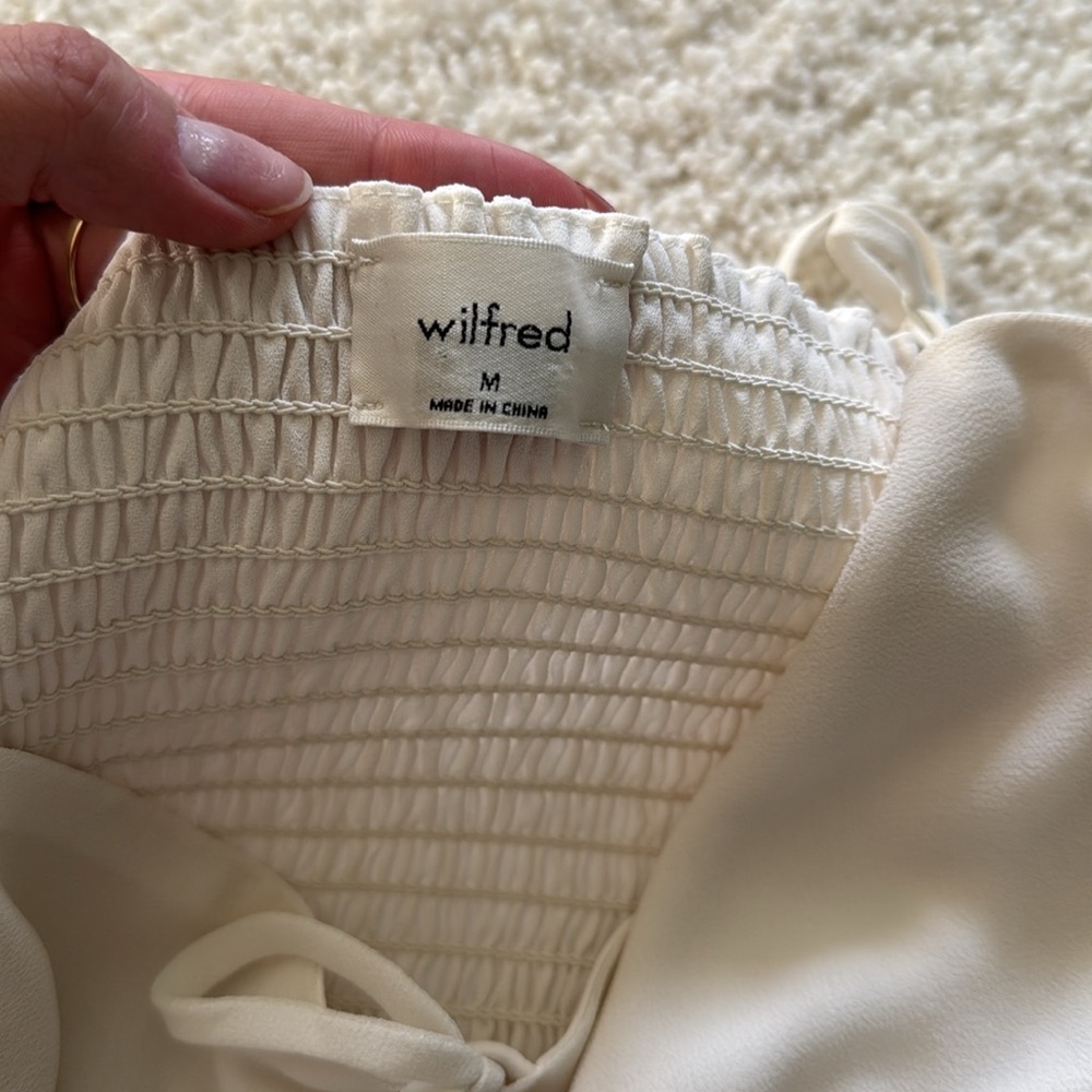 Wilfred Ruched Tank Cream - Picture 2 of 4
